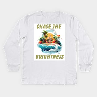 Chase the Brightness Kids Long Sleeve T-Shirt